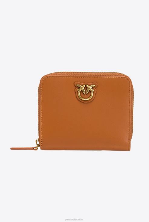 торбице | Pinko коњак-старинско злато мала кожна торбица са патентним затварачем JFH41142