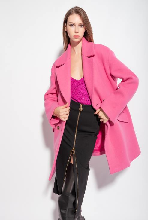 хаљине средње дужине | Pinko лимузина црна сукња до телета са патентним затварачем JFH4926