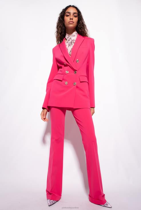 блејзери | Pinko црвена малина двоструки блејзер пун милана JFH4574