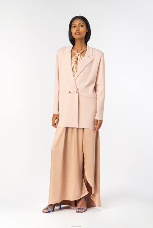 блејзери | Pinko димљено розе книт блејзер JFH4578