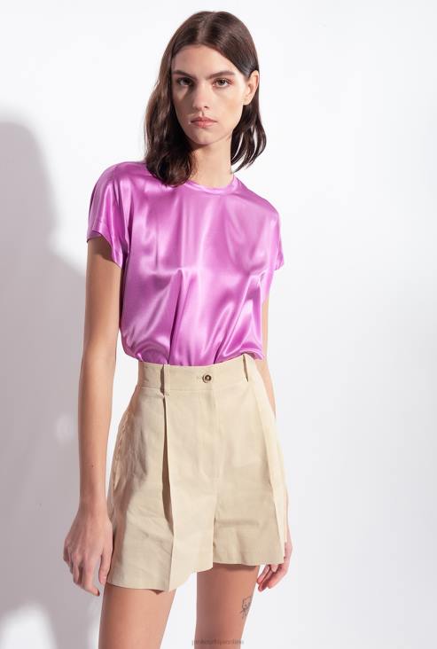 кратке хлаче | Pinko мат бадем беж растезљиви ланени шорц JFH4701