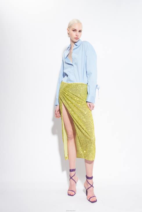 кошуље | Pinko азурно/бело кошуља од поплина са финим пругама JFH4227