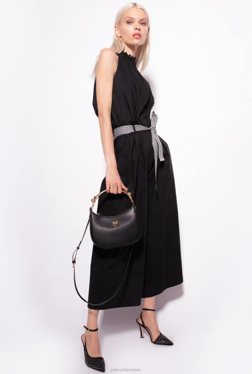 врх | Pinko лимузина црна поплин топ JFH4358