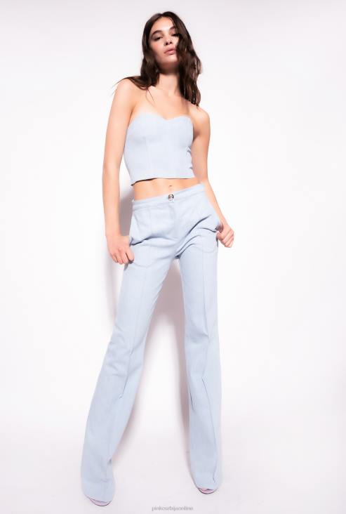 врх | Pinko прање избељивача удобност тексас бустиер топ JFH4372