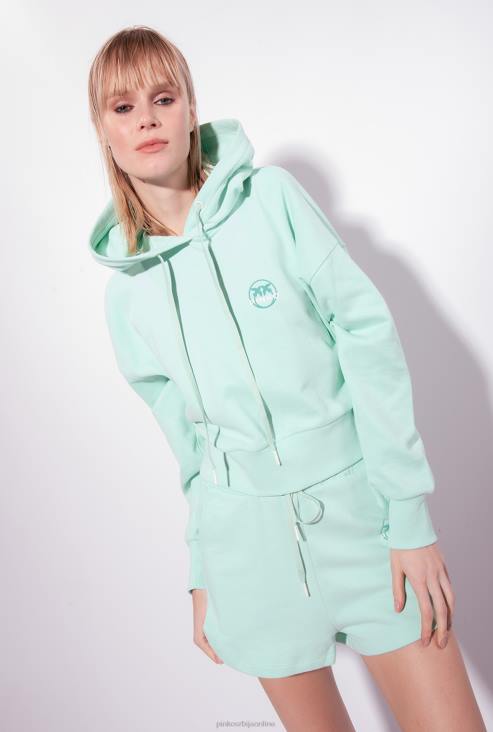 дуксеви | Pinko љуска јајета плава скраћени дукс са логом штампе JFH4522