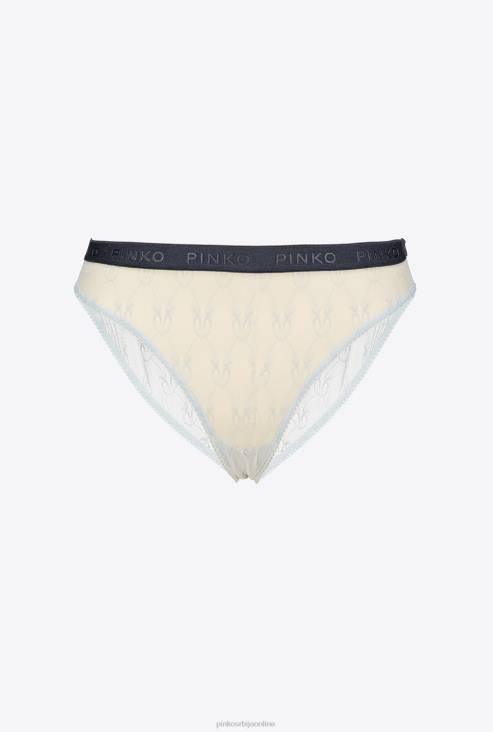 лингерие | Pinko светло плава лаце слип JFH4958