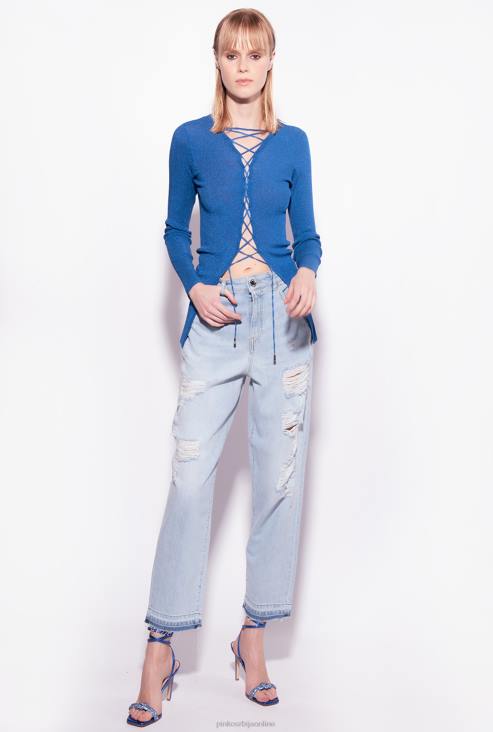 фармерке | Pinko лагано прање избељивача узнемирене фармерке JFH4852