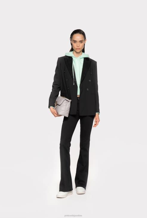 фармерке | Pinko лимузина црна лепршаве јеггингс JFH4868